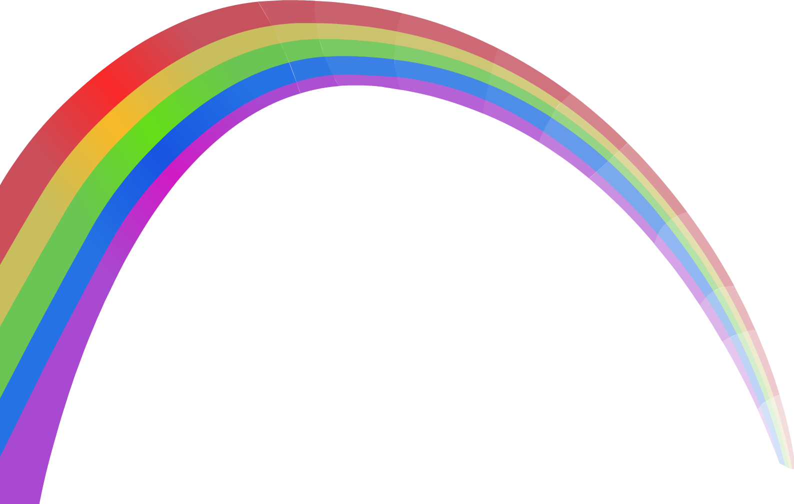 Rainbow Transparent Background Png (1588x1008), Png Download