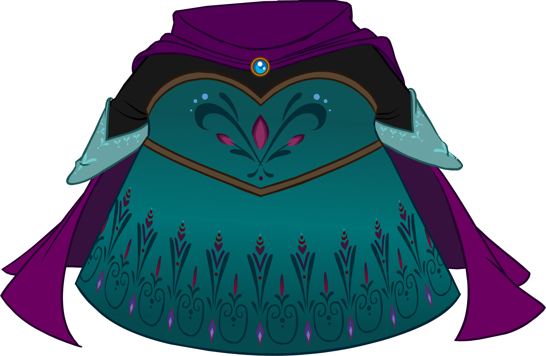 Elsa's Coronation Dress - Dress (2248x1468), Png Download