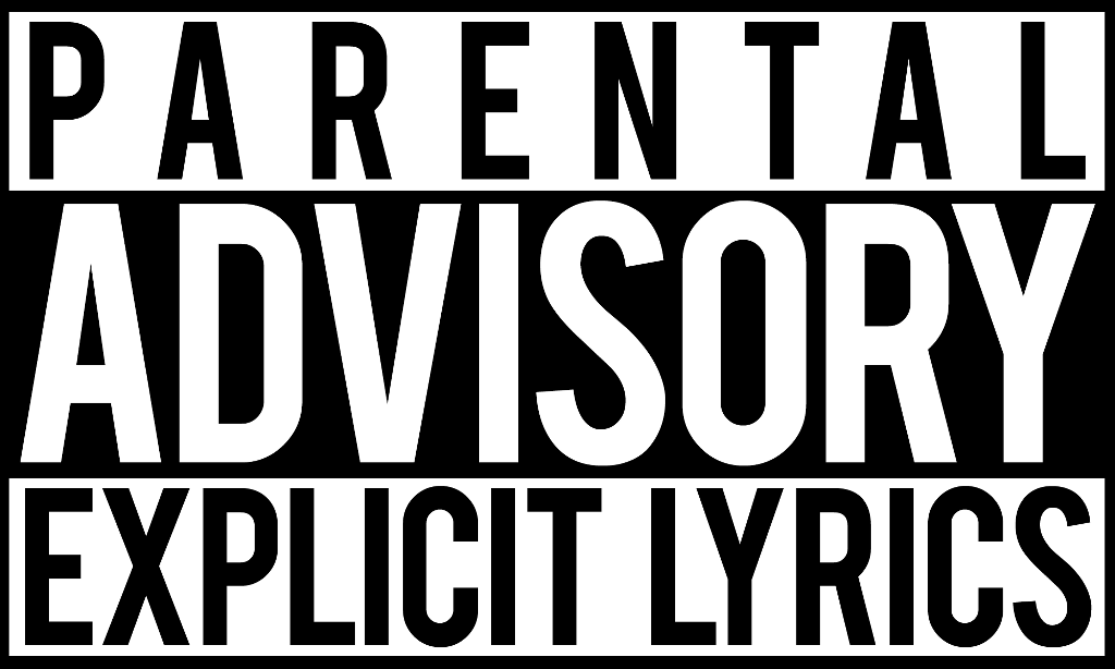 3k Parental Advisory - Monochrome (1000x600), Png Download