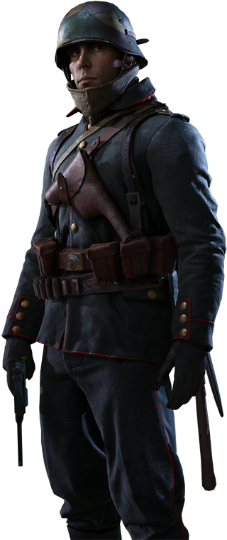 Battlefield 1 Png - Battlefield 1 German Assault Class (422x800), Png Download