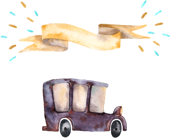 Hand-painted Brown Car Png Transparent Material - Creative Arts (650x650), Png Download