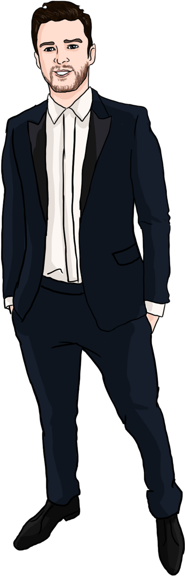 You Can Use This Clip Art - Justin Timberlake Pngs (552x1200), Png Download