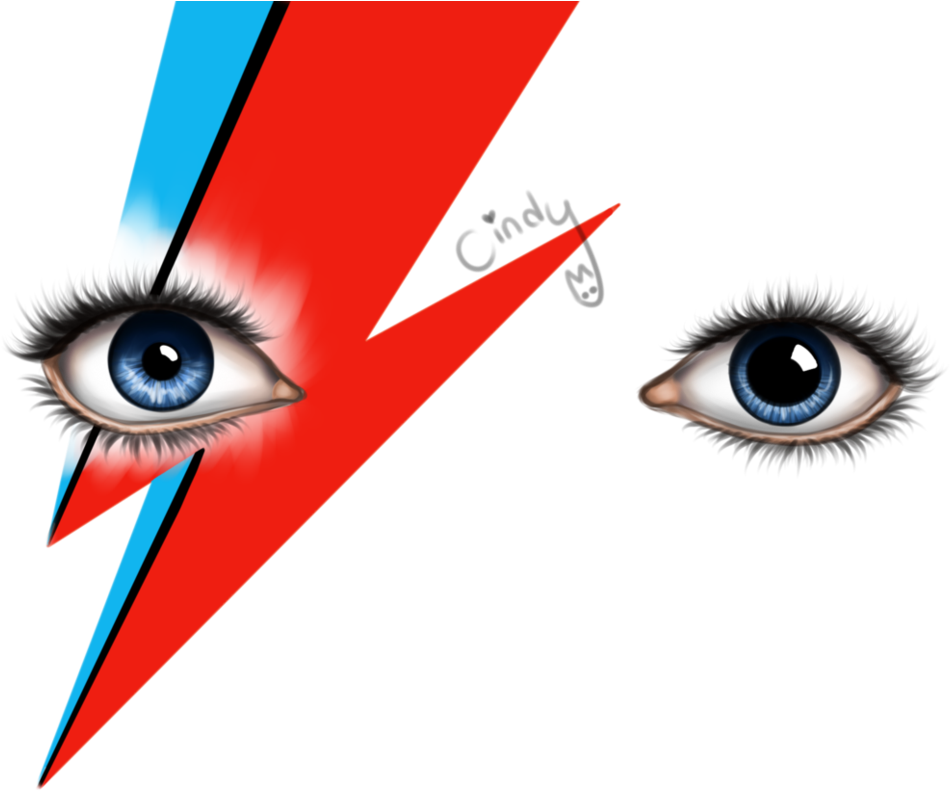Clip Art Freeuse Download David Bowie S Eyes By Inaichigo - David Bowie Eyes Art (986x810), Png Download
