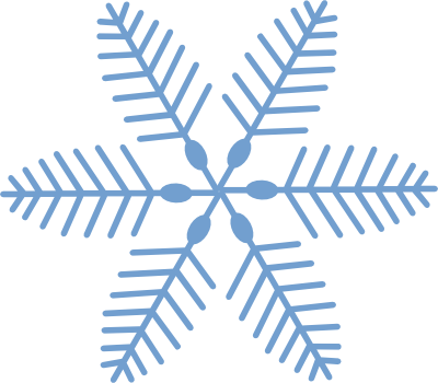 Png Transparent Snowflakes Picture Pictures - Pink Snowflake Clipart (400x350), Png Download