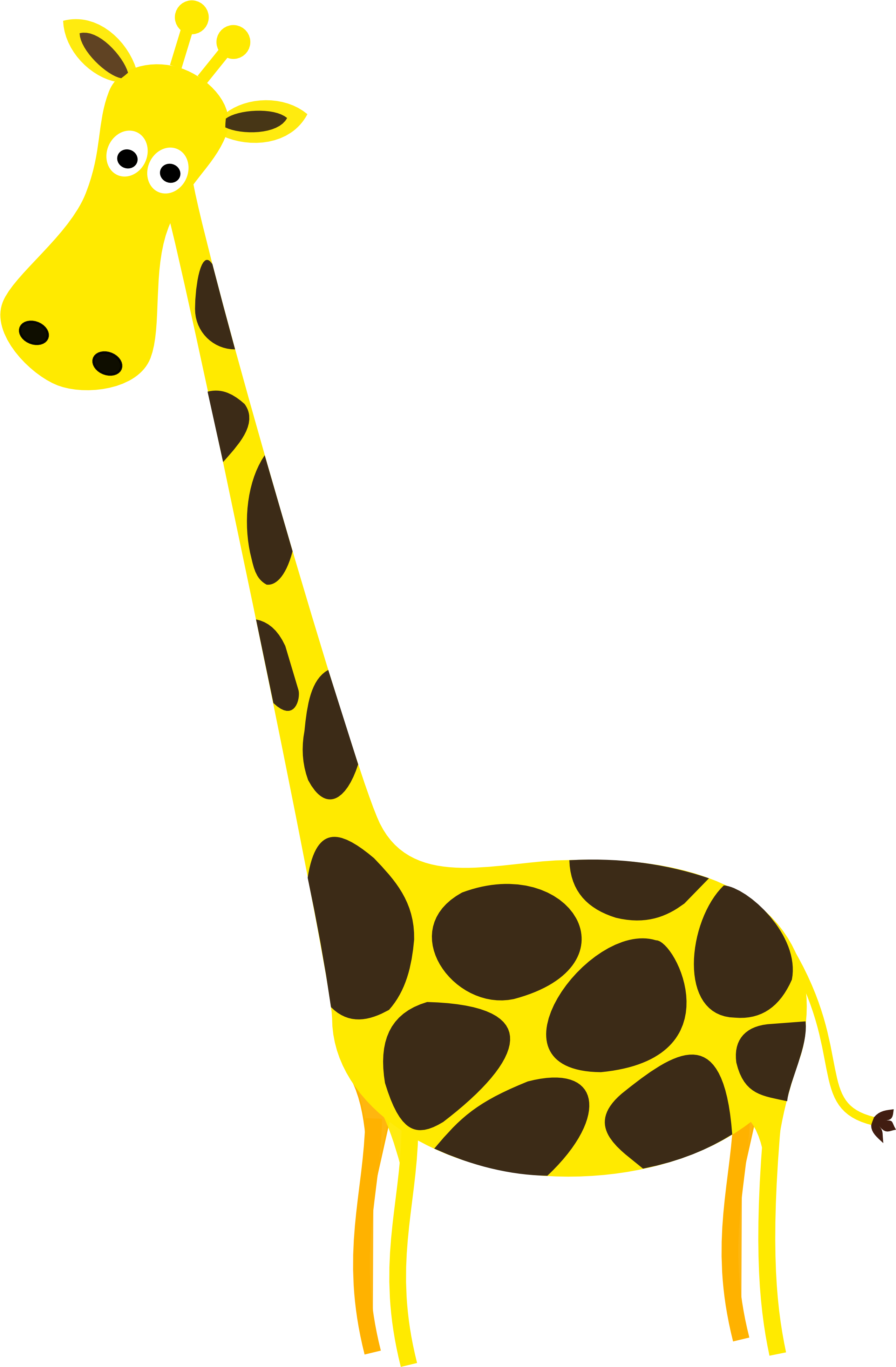 Giraffe Png - Giraffe Clip Art (1979x3032), Png Download