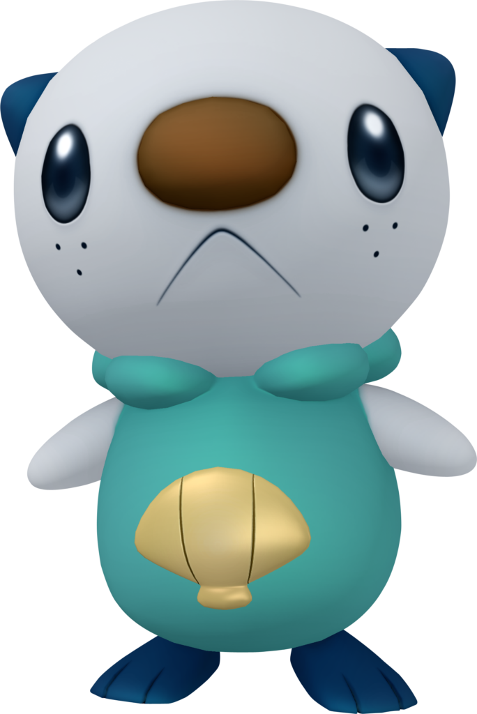 3d Png Picture - Pokemon Oshawott 3d (684x1024), Png Download