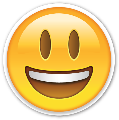 Smiling Face With Open Mouth - Smiling Face With Open Mouth Emoji Png (480x480), Png Download