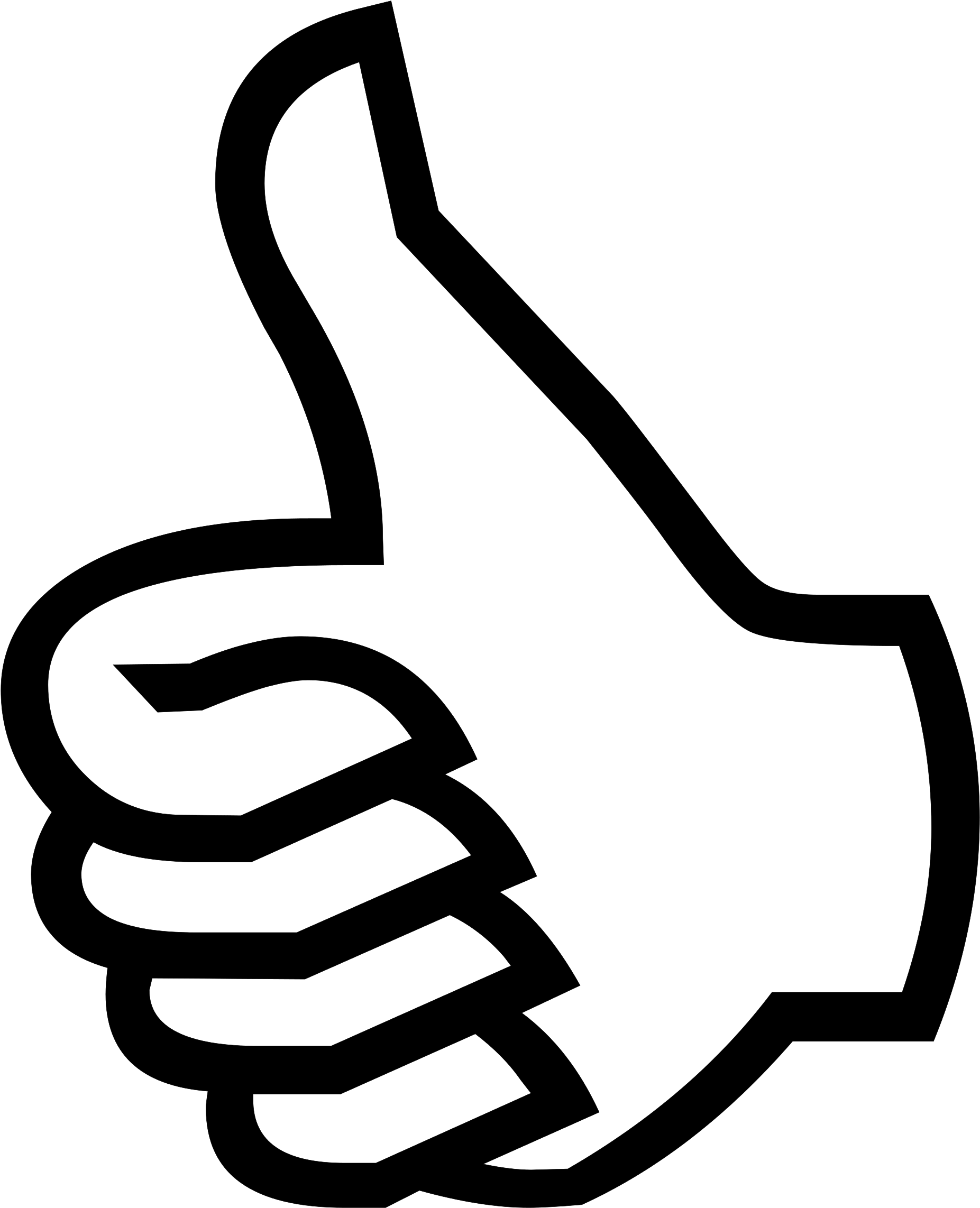 Free Vector Symbol Thumbs Up Clip Art - Thumbs Up Symbol (486x600), Png Download