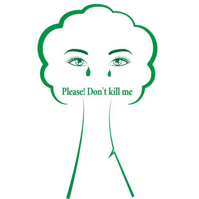 Crying Green Tree, Tree Day, Green Tree, Tree Png And - Sketch (360x360), Png Download