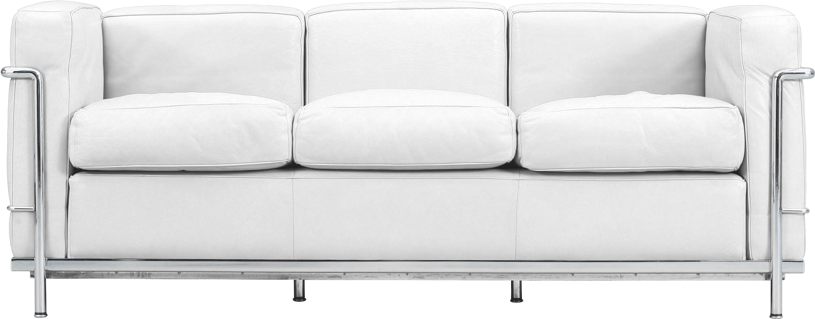 White Couch Png (2976x1314), Png Download