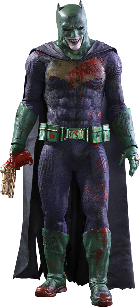 Batman Joker Png Download Image - Joker Batman Figure (480x1048), Png Download