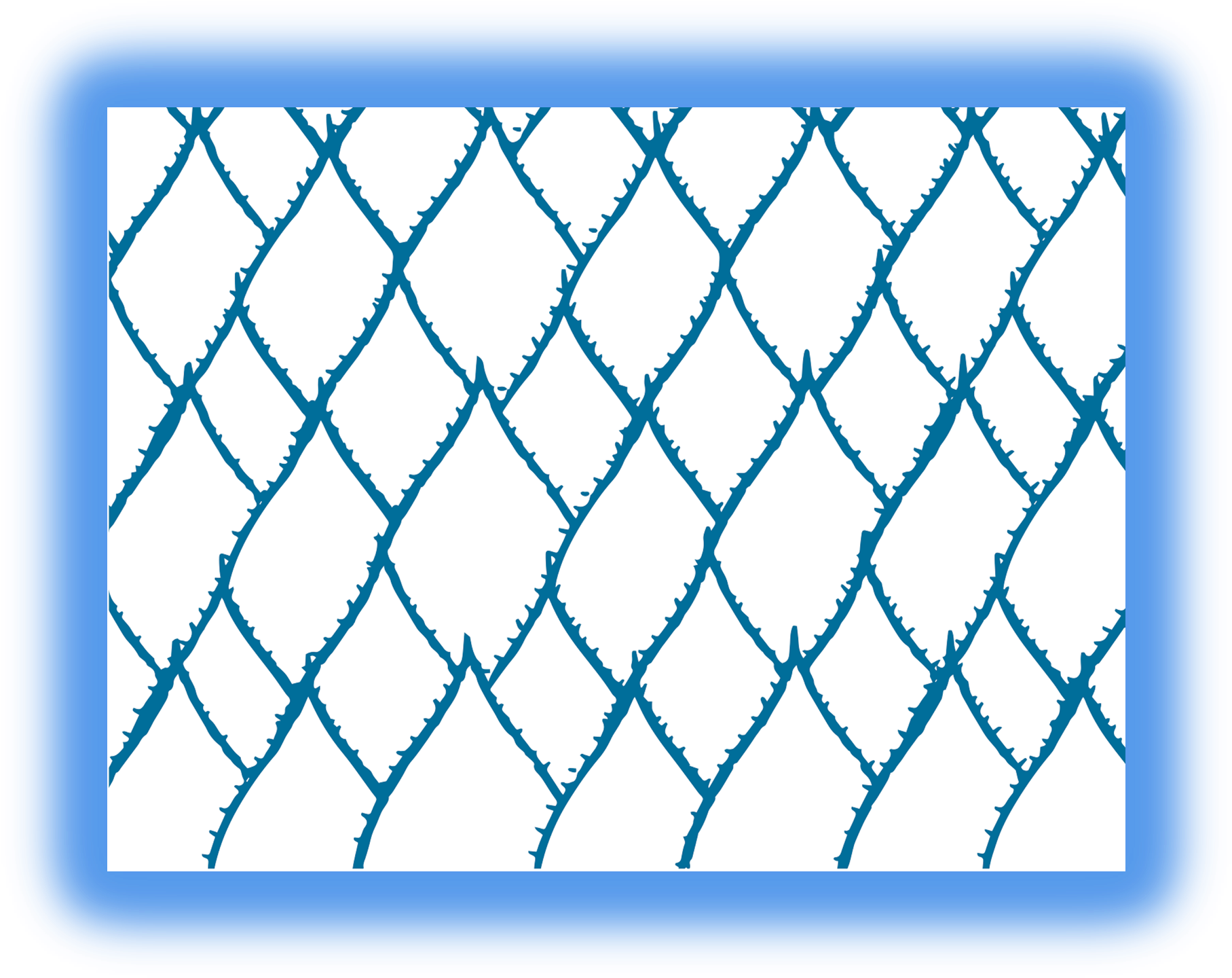 Agave Blue Frame Glow - Portable Network Graphics (1884x1509), Png Download