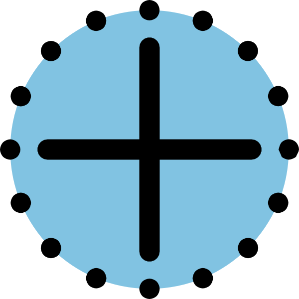 Free Vector Crosshairs Clip Art - Clip Art (600x600), Png Download