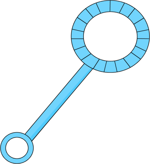 Bubble Clip Art - Bubble Wand Clip Art (504x550), Png Download