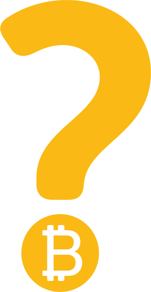 Bitcoin Png Picture - Bitcoin With A Question Mark (497x959), Png Download