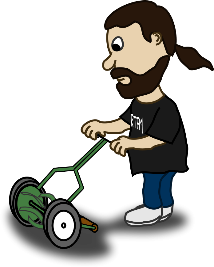 Pushing Lawn Mower Svg Clip Arts 474 X 594 Px (474x594), Png Download