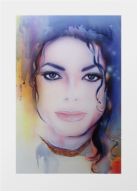 Michael Jackson Bad - Modern Art (792x792), Png Download