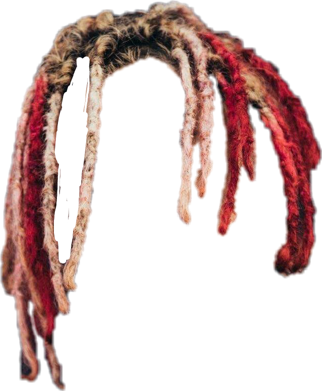 Lilpump Hair Sticker By - Lil Pump Hair Png (639x775), Png Download