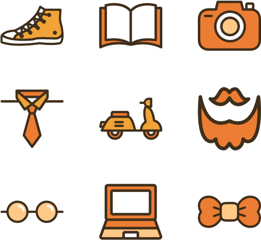 Hipster (600x564), Png Download