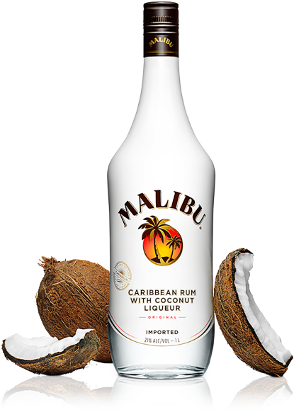 Malibu Coconut (500x640), Png Download