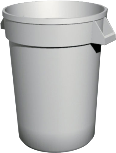 Trash Rendered - Trash Can (390x514), Png Download