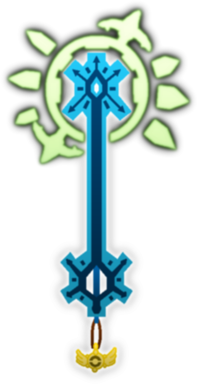 [media] Kingdom Hearts X Nintendo Keyblade - Kingdom Hearts (460x797), Png Download