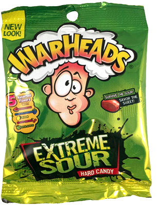 Warheads Extreme Sour Hard Candy - War Heads Candy (500x500), Png Download