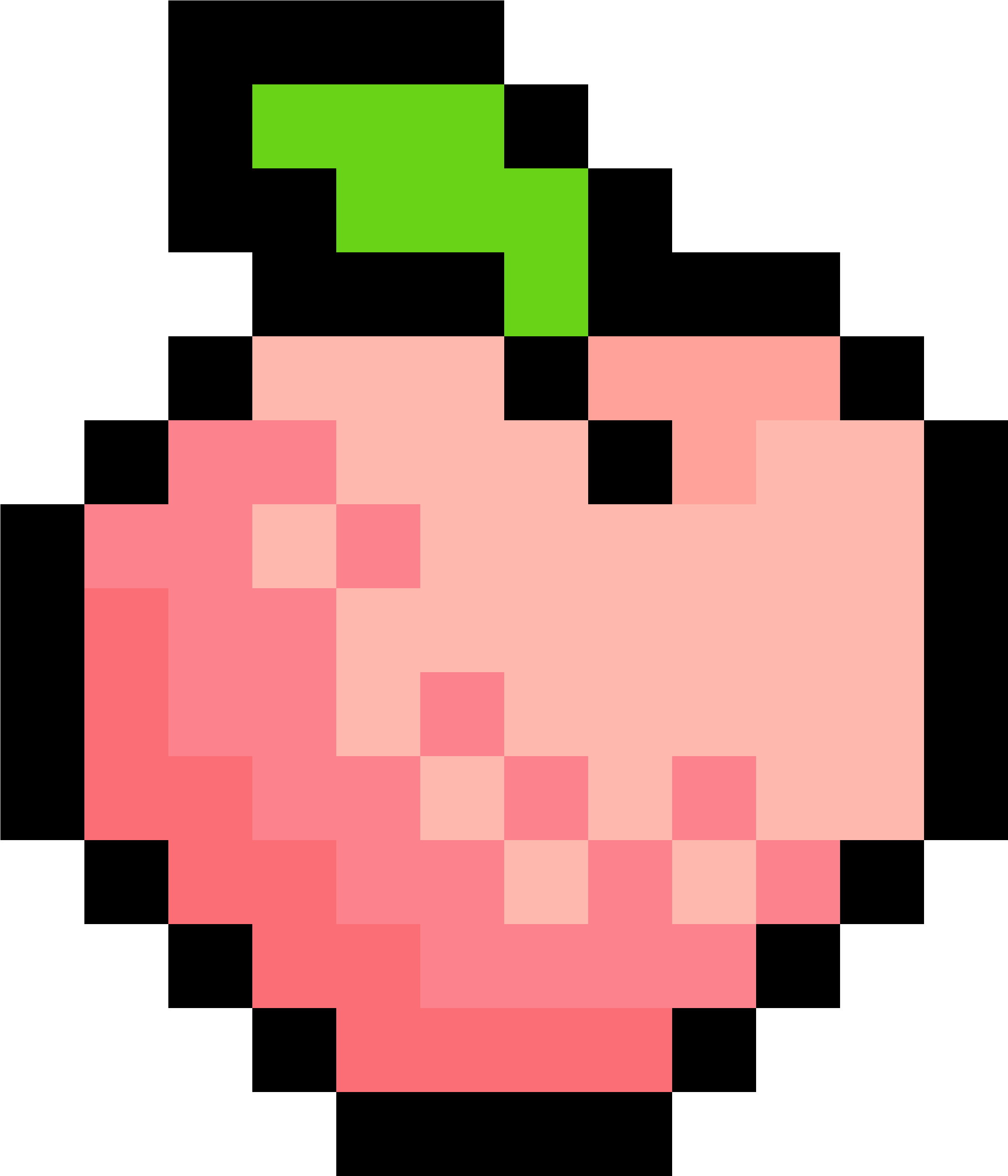 Clip Transparent Maker - Pixel Art Food Tutorial (3200x3600), Png Download