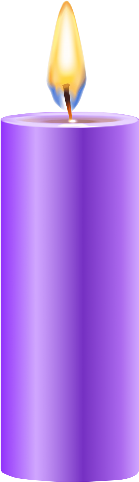 Free Png Purple Candle Png Images Transparent - Purple Candle Transparent (480x1645), Png Download