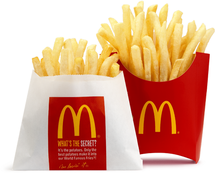 Mcdonald's Fries - Mcdonalds French Fries Png (444x450), Png Download