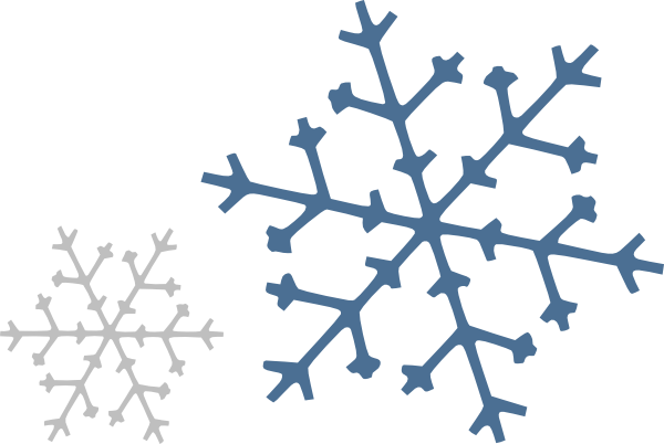 How To Set Use Snowflakes Clipart (600x402), Png Download