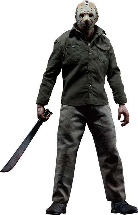 Jason Voorhees - Friday The 13th - Jason Voorhees 1:6 Scale Action Figure (480x745), Png Download