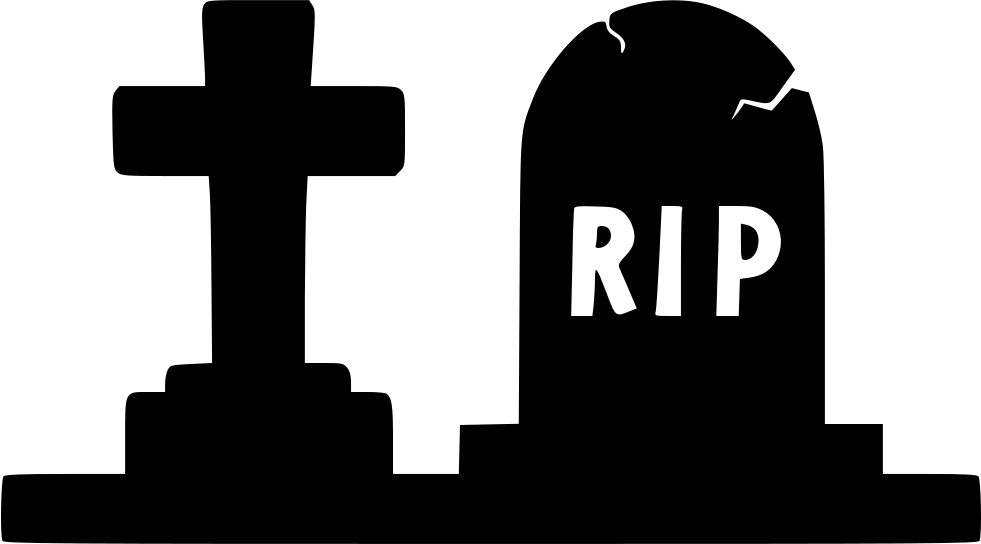 White Rip Png Jpg Freeuse Library - Rip Icon (981x544), Png Download