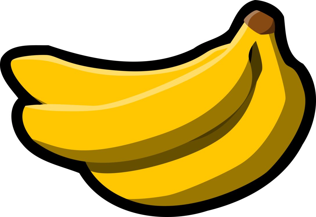 Banana Split Drawing Download Fruit - Bananas Clipart (1088x750), Png Download