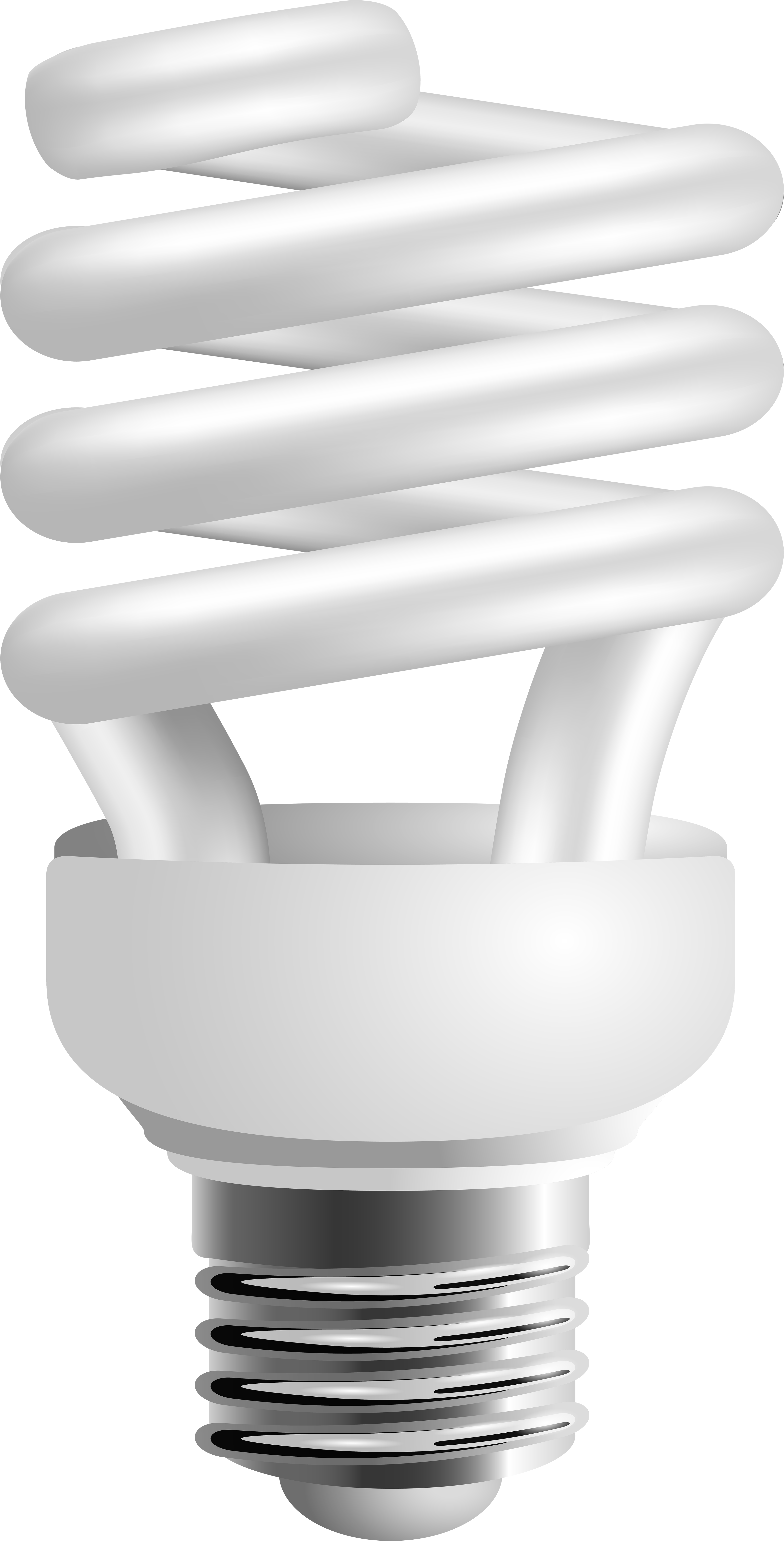 Thinking Light Bulb Clip Art - Jpeg (4071x8000), Png Download