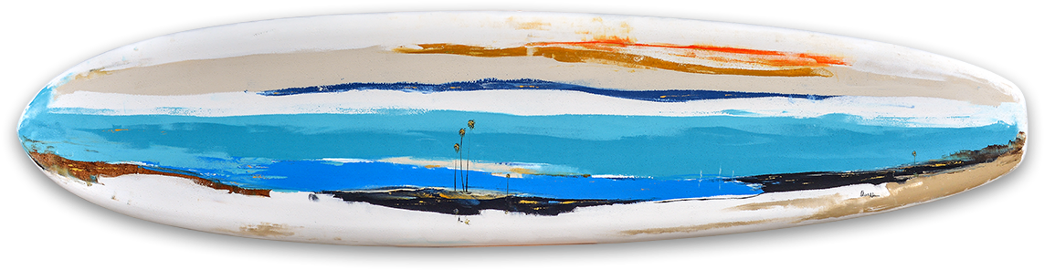 Surfboard Killer Dana - Coast (1200x409), Png Download