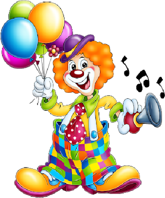 Svg Clown With Balloons Clipart - Clown Clipart (400x400), Png Download