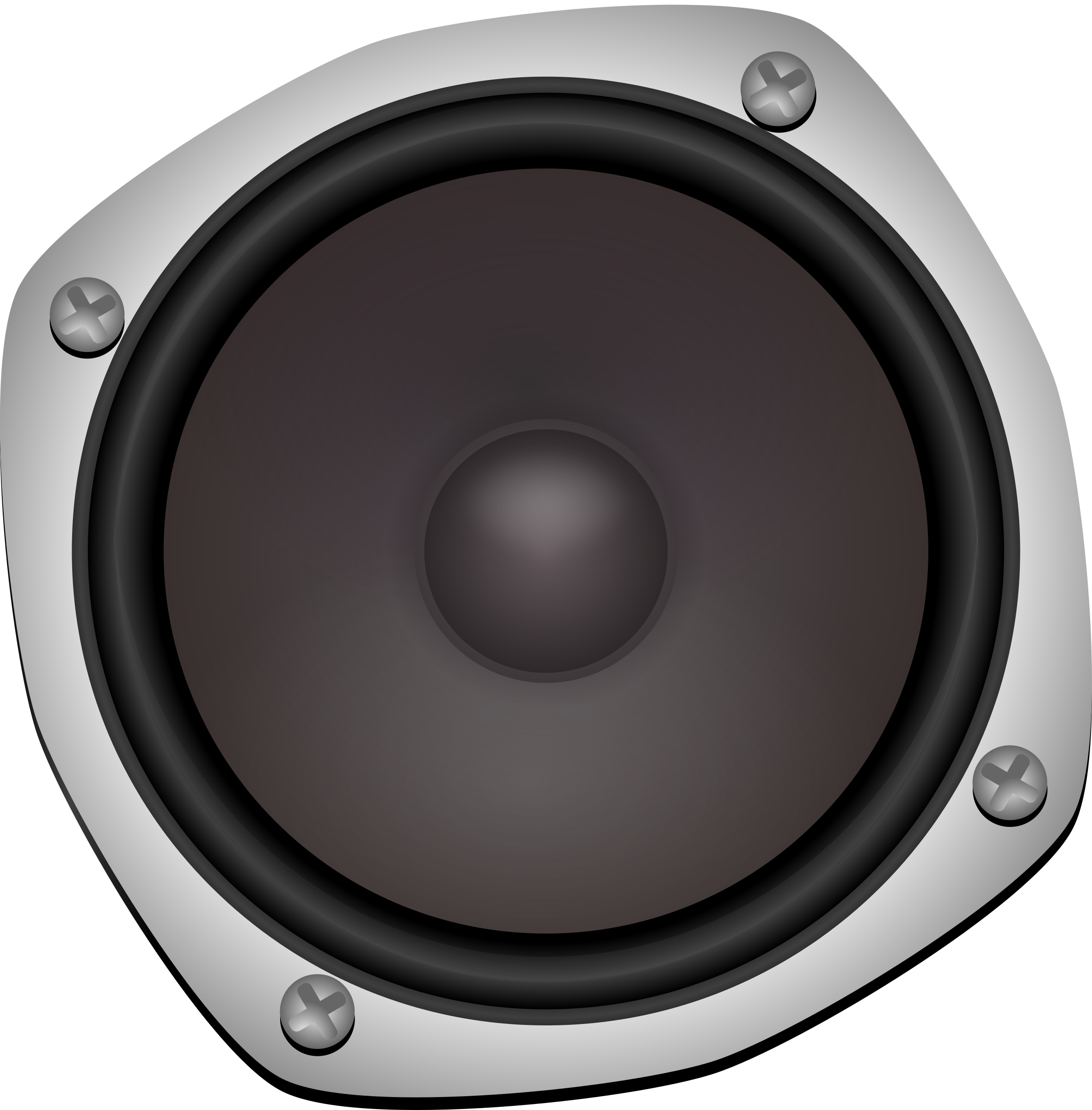 Speakers Clipart Transparent - Speakers Transparent (2362x2400), Png Download