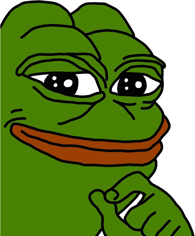 Pepe Pls - Smug Pepe Transparent Background (499x499), Png Download