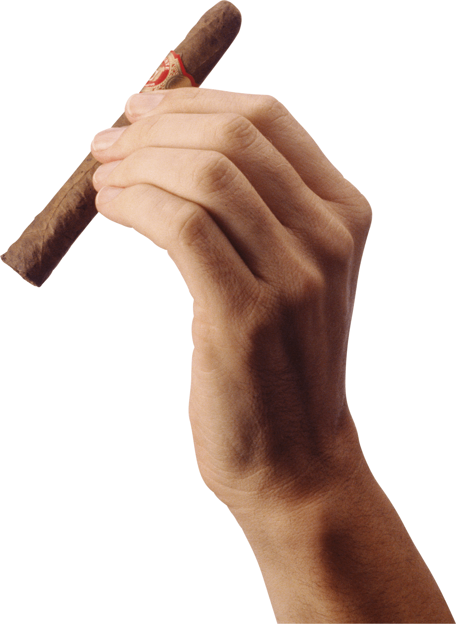 Cigar Clipart Transparent - Hand Cigar Png (1501x2052), Png Download