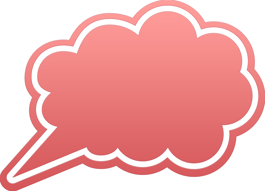 Bubble Clipart Bubble Talk - Cute Thought Bubble Png (1024x738), Png Download