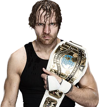 Deluxe Roman Reigns Background Dean Ambrose Ic Champion - Kevin Owens And Dean Ambrose (386x417), Png Download