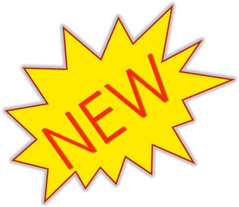 New Sticker Vector Png Transparent Image - New Vector Transparent (500x437), Png Download