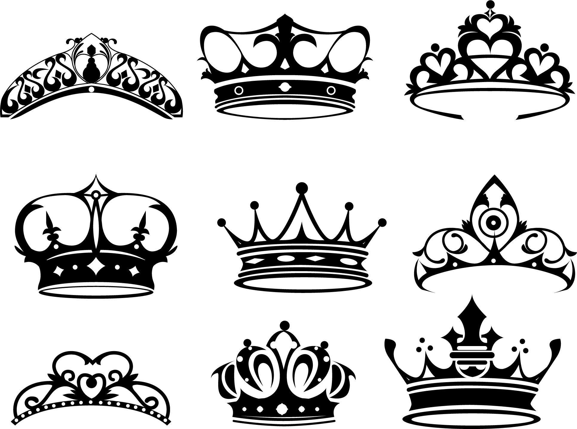 Banner Library Library Of Queen Elizabeth The Mother - Crown Silhouette (1931x1438), Png Download