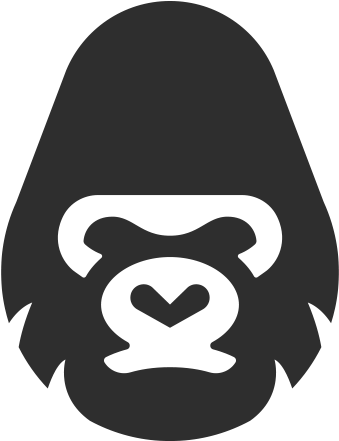 Gorilla - Gorilla Head Logo Png (600x600), Png Download