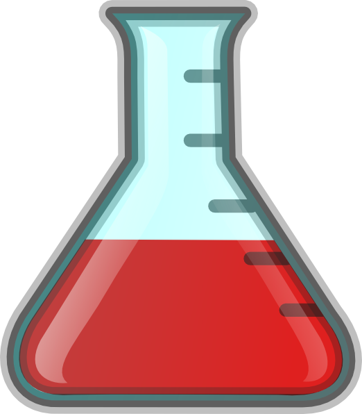 Small - Science Bottle Clipart (522x596), Png Download