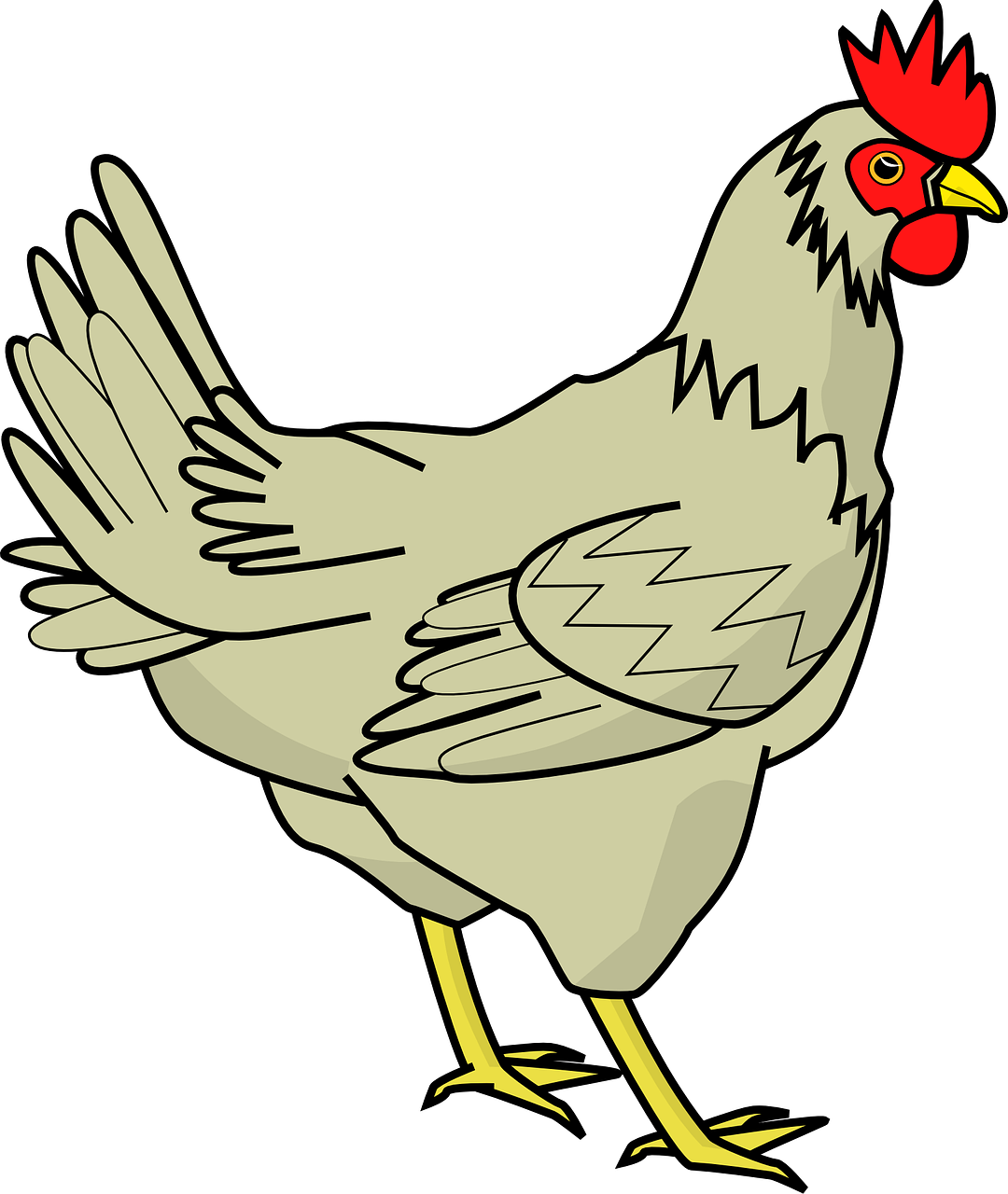 Chicken Png Images, Free Chicken Picture Download - Chicken Clipart Png (674x800), Png Download