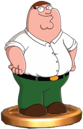 Peter Griffin - Peter Griffin Smash Bros (655x480), Png Download