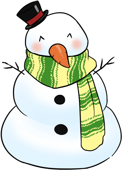 Drawn Snowman Cute - Snowman Clipart Png (600x600), Png Download