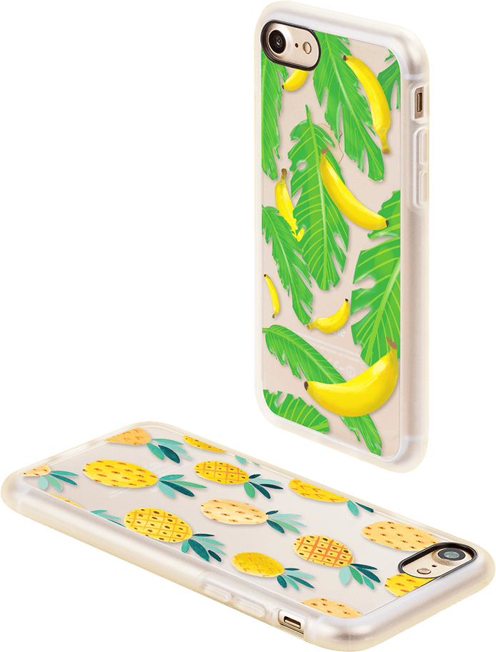Bananas Iphone 7 Case By Olga Komasinska - Mobile Phone Case (694x913), Png Download